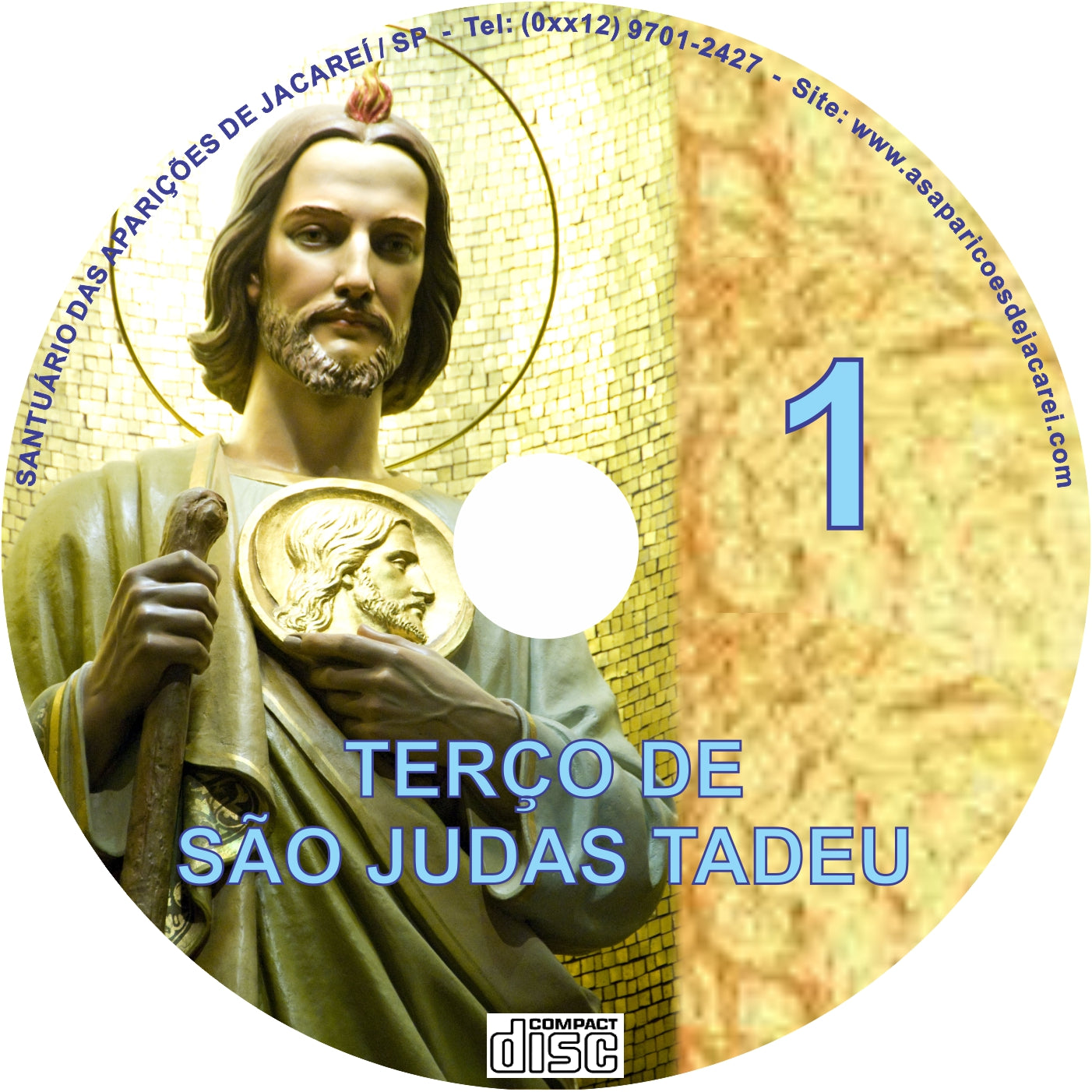 CD Terço de São Judas Tadeu 1 CD Terço de São Judas Tadeu 1